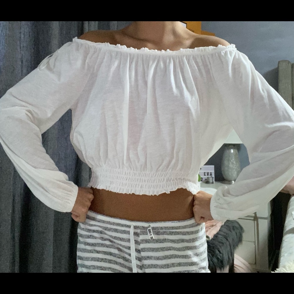 Pacsun white off the shoulder top
